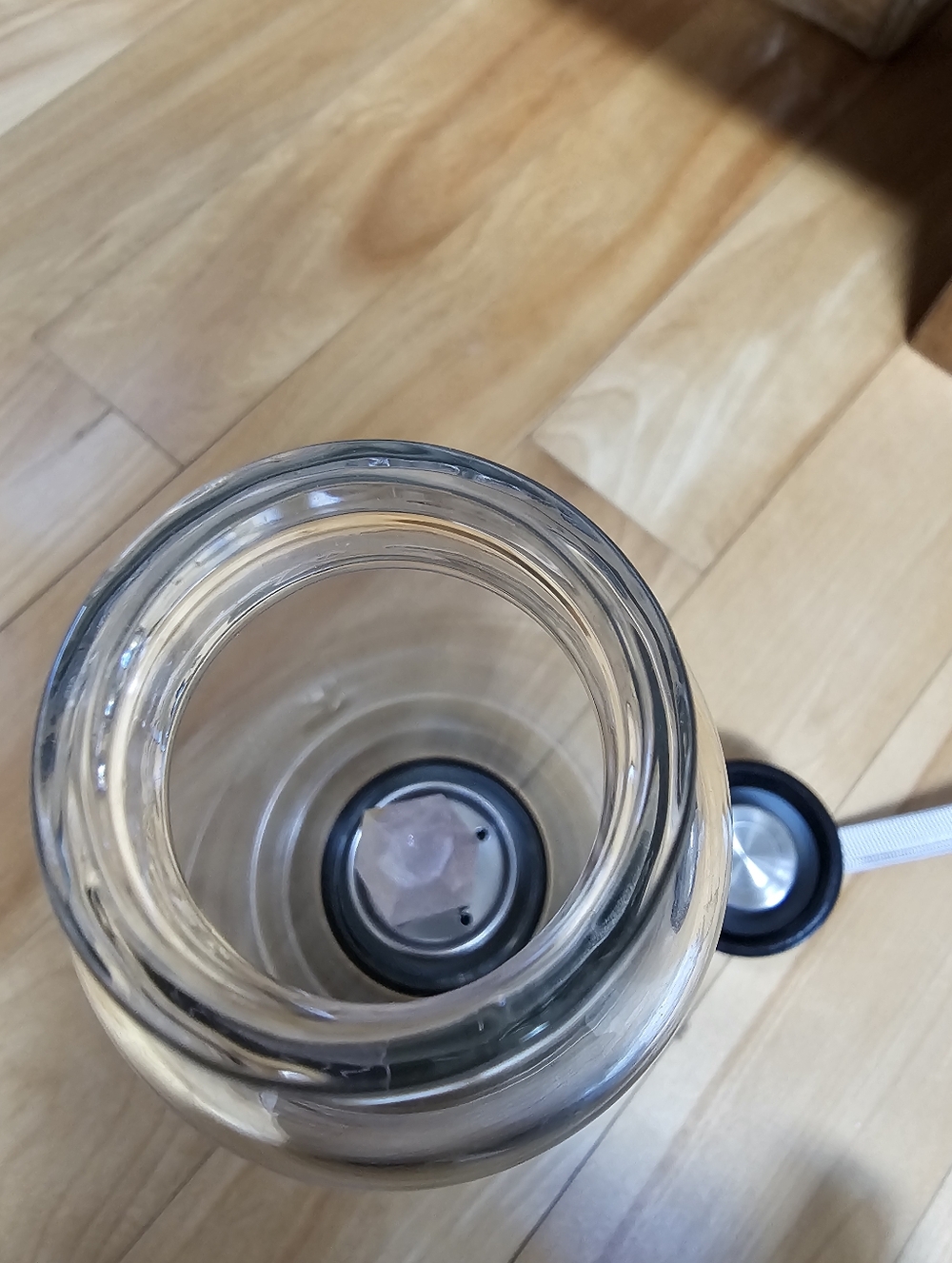 Crystal Infused Glass Water Bottle - Picture 3 of 4